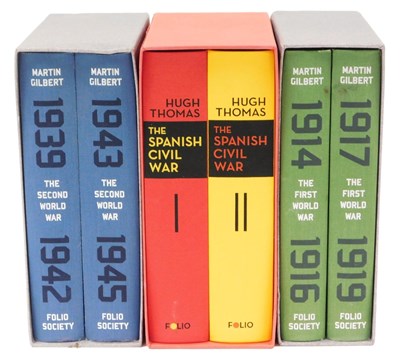 Lot 149 - Folio Society books. Gilbert (Martin) The...