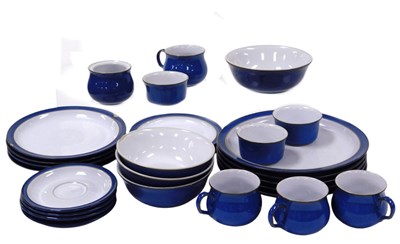 Lot 164 - A group of Denby Imperial Blue dinner and tea...
