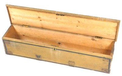 Lot 184 - A Victorian painted pine box, painted verso "H...