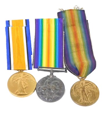 Lot 189 - WWI Great War and Victory medals, named to 2...