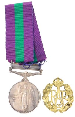 Lot 191 - A George VI RAF General Service medal, with...