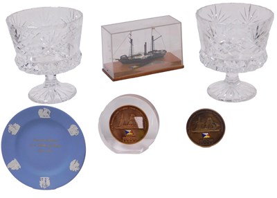 Lot 223 - A group of P&O Cruise ship memorabilia,...