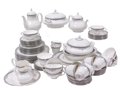 Lot 225 - A Royal Doulton porcelain York pattern dinner...