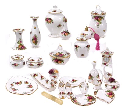 Lot 231 - A group of Royal Albert porcelain Old Country...