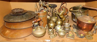 Lot 2044 - A group of metlware, to include a Victorian...