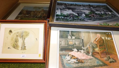 Lot 2057 - Various pictures, prints, etc., to include...