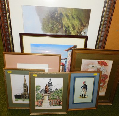 Lot 2058 - Various pictures and prints, to include After...