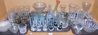 Lot 2066 - Various glassware, to include long stem...