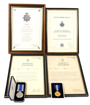 Lot 322 - An Elizabeth II Police Long Service and Good...