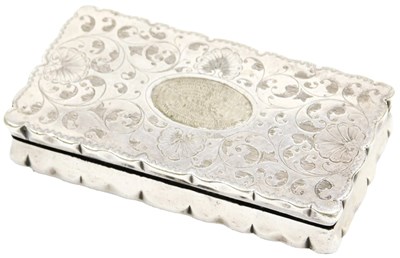 Lot 356 - A Regency snuff box, of rectangular form, with...