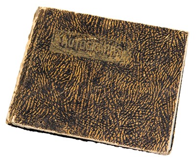 Lot 380 - An autograph album, with signatures, to...