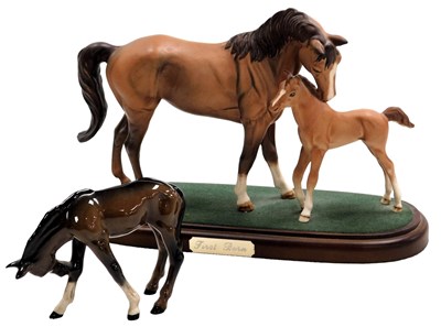 Lot 383 - A Royal Doulton matte figure group First...