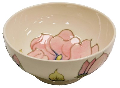 Lot 396 - A Moorcroft pottery Magnolia pattern...