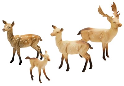 Lot 398 - A Beswick matte figure group of...