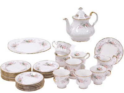 Lot 327 - A Paragon porcelain Affection pattern part tea...