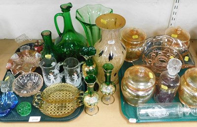 Lot 2114 - A group of glassware, to include two Mary...