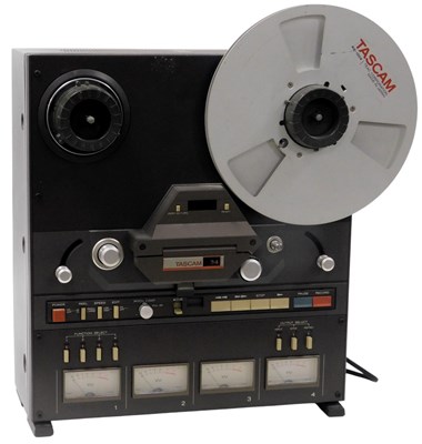 Lot 888 - A Tascam 34 reel-to-reel tape recorder,...