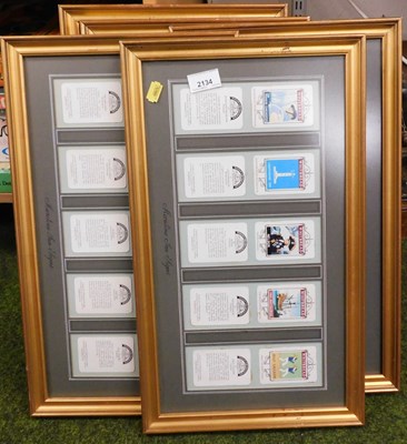 Lot 2134 - Various framed Whitbread Maritime inn sign cards.