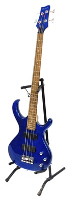 Lot 423 - A John Wesley bass electric guitar, with a...