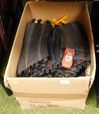 Lot 2183 - A group of Scalextric track and related items.