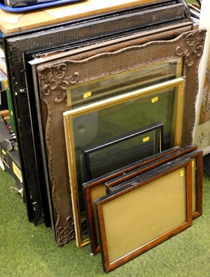 Lot 2211 - Various empty picture frames, the largest 73cm...