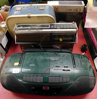 Lot 2219 - Sound equipment, to include an Amstrad CD and...
