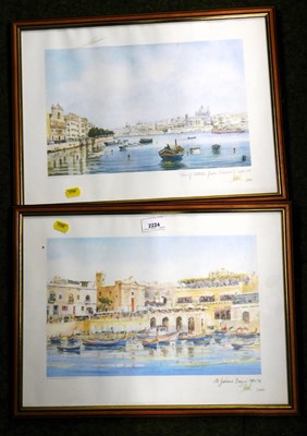 Lot 2224 - After J Pace Ross. St Julian's Bay Malta, and...