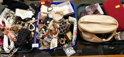 Lot 2233 - Costume jewellery, to include beaded necklaces,...
