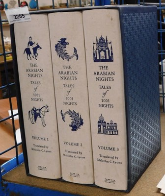 Lot 2265 - The Arabian Nights, 3 vols, cloth bound,...