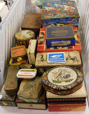 Lot 2292 - Various bygone tins, to include a John Bull...