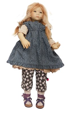 Lot 433 - An Annette Himsteadt Pinki Pli doll, wearing a...