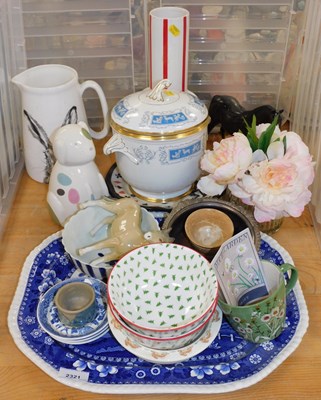 Lot 2321 - A Coalport porcelain twin handled jar and...