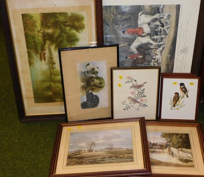 Lot 2326 - Various pictures, prints, etc., to include...