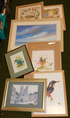 Lot 2330 - Various pictures, prints, etc., to include...
