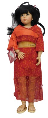 Lot 442 - A Gotz Sue Yin doll, designed by Joke Grobben,...