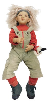 Lot 445 - An Annette Himsteadt Georgie doll, wearing a...