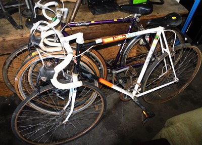 Lot 1028 - A Raleigh Pro Rate racing bike, together with...