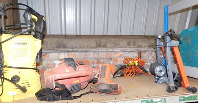 Lot 1044 - A Karcher K2 pressure washer, together with a...