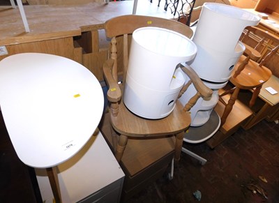 Lot 1079 - A group of furniture, to include an occasional...