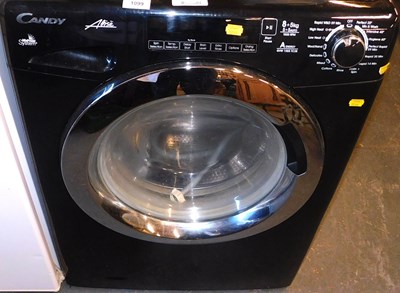 Lot 1099 - A Candy Alise 1500rpm washing machine, in black.
