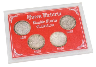 Lot 485 - A Queen Victorian double florin collection,...