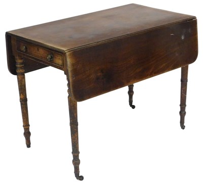 Lot 561 - A George IV mahogany Pembroke table, with...