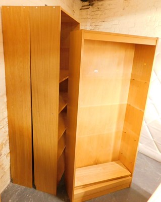 Lot 1135 - Two open bookcases.