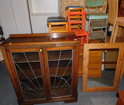 Lot 1152 - A group of furniture, to include an oak...
