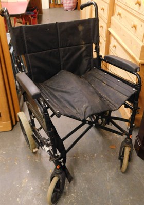 Lot 1175 - An Invacare folding wheelchair.