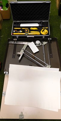 Lot 2181 - A B&Q laser level kit, cased, together with a...