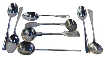 Lot 229 - A group of small silver spoons, to include a...