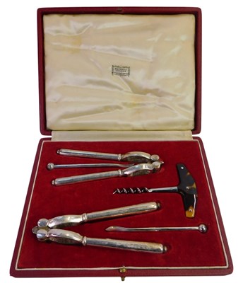Lot 247 - A Harrods of London plated nutcracker...