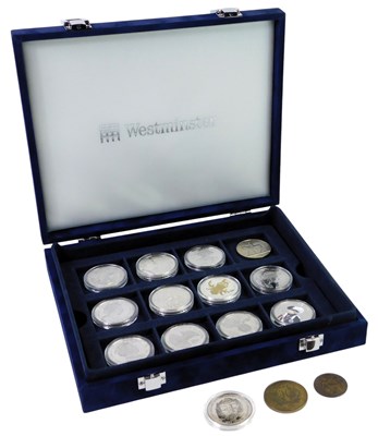 Lot 249 - Thirteen Westminster cupronickel Elizabeth II...