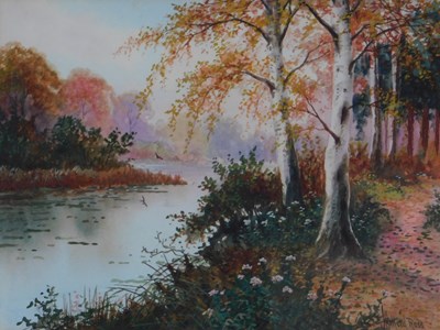 Lot 257 - John Halford Ross (b.1866). The Path by...